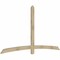 Ekena Millwork Bellingham Rough Sawn Timber Gable Bracket, Douglas Fir, 96"W x 52"H x 2"D x 4"F, 13/12 Pitch GBW096X52X0204BEL00RDF - alternate 5